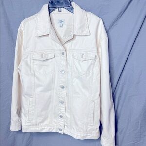 J Crew Jean Jacket cream